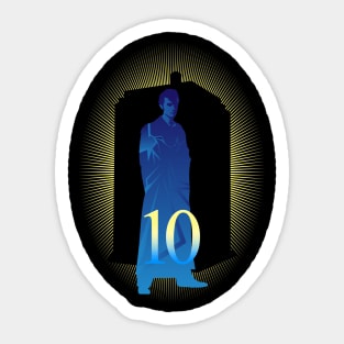 THE FABULOUS 10TH DOCTOR Sticker